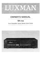 Luxman TP-114-Owners-Manual 